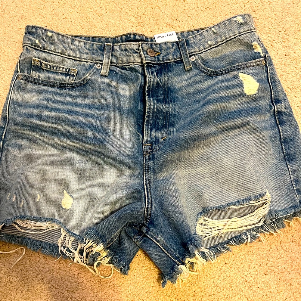 NWT Lucky Brand High Rise Cut Off Shorts Size 14/32